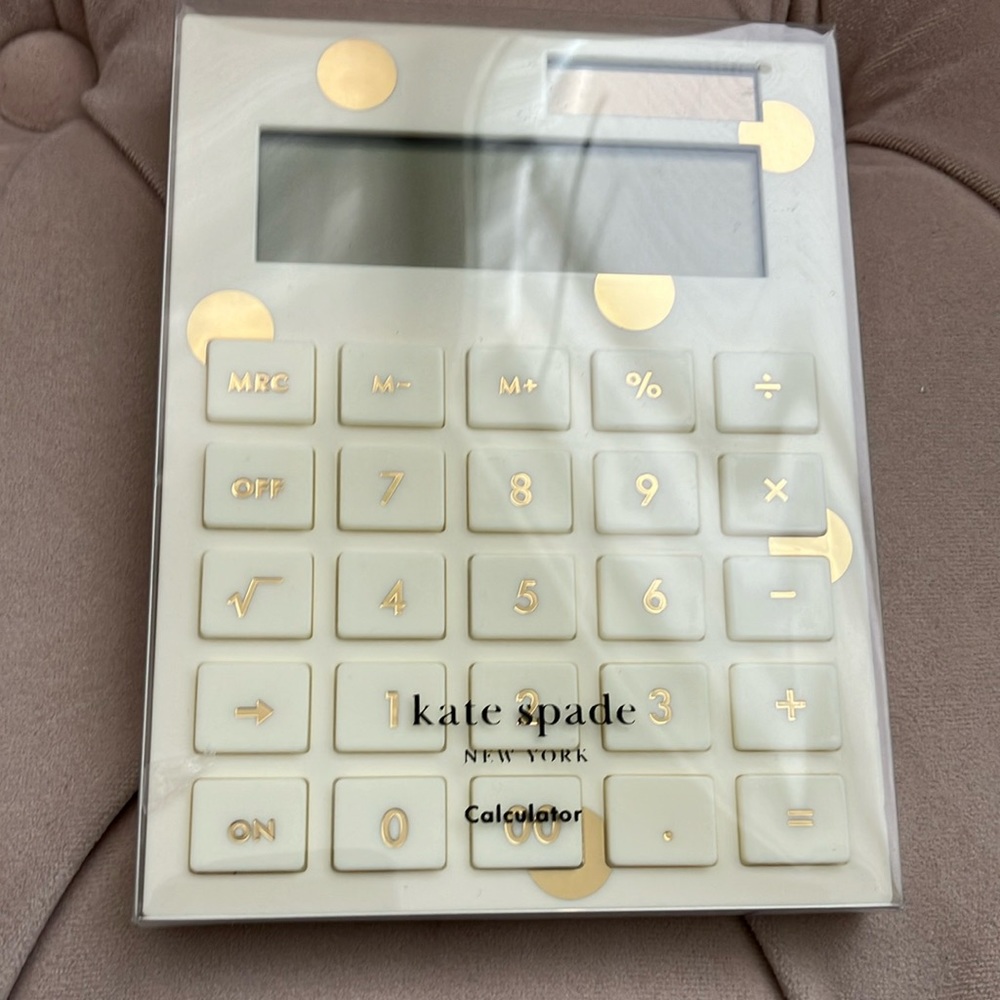 Kate Spade Gold Dot Calculator (NWT) - Picture 10 of 10